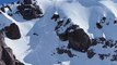 Skier miraculously survives dramatic cliff fall in the Andes Mountains