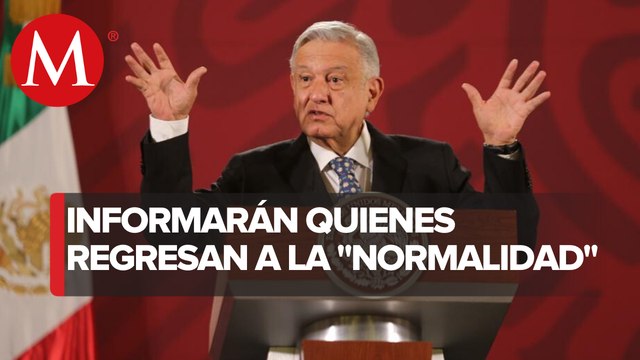 Regreso a clases será primero en municipios sin coronavirus, dice AMLO