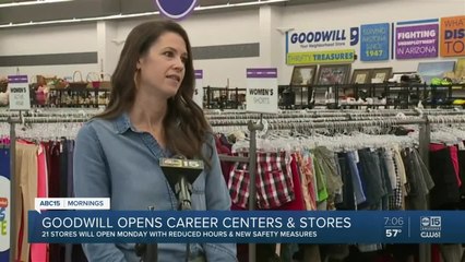 Goodwill repening 21 stores with reduced hours