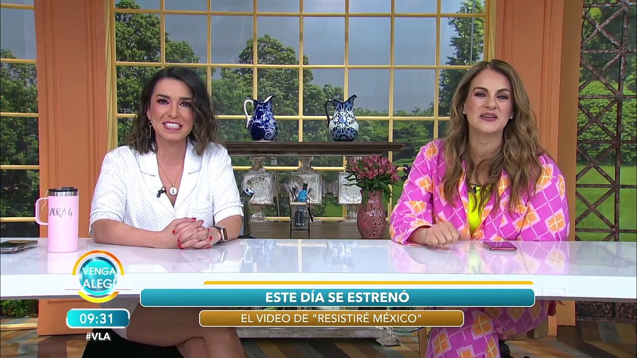 Cantantes unen sus voces en "Resistiré México"....