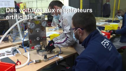 A Poissy, PSA assemble le cœur de respirateurs pour aider les malades du COVID-19