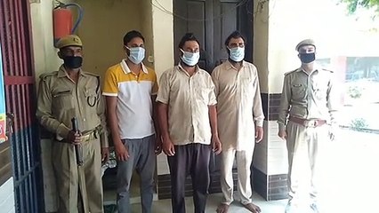 कैराना:अवैध शराब पकड़ने गई पुलिस टीम पर हमला करने वाले तीन आरोपी गिरफ्तार