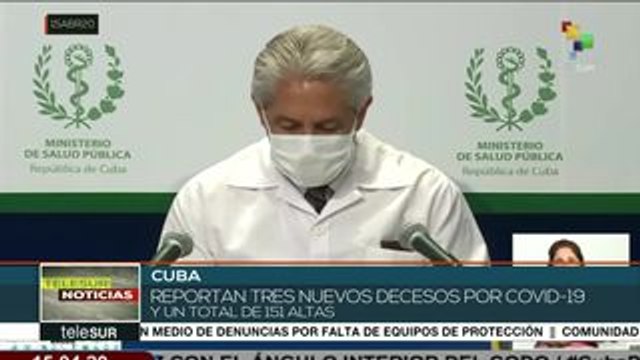 Cuba: cifra de contagios confirmados de COVID-19 se eleva a 814