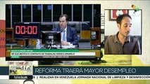 Cámara baja de Brasil aprueba extensión de la reforma laboral