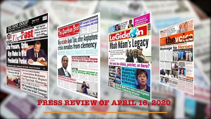 CAMEROONIAN PRESS REVIEW OF APRIL 16, 2020