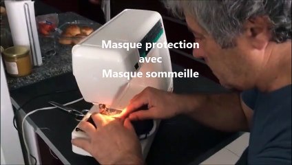 masque protection avec masque de sommeil