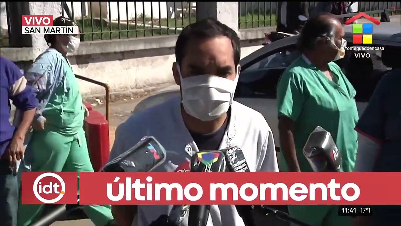 Trabajadores de la salud cortan la calle por falta de testeos