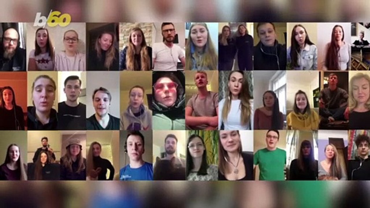 Video Chat Vocals! Latvian Choirs Sing on Video...