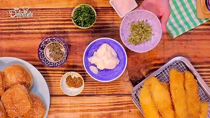 Como hacer hamburguesa de pescado empanizado para cuaresma