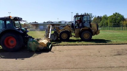 Scalpage du terrain pelousé Grézieu la Varenne