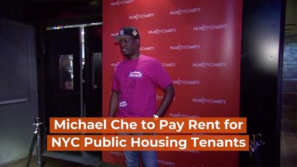 Michael Che Helps Public Housing