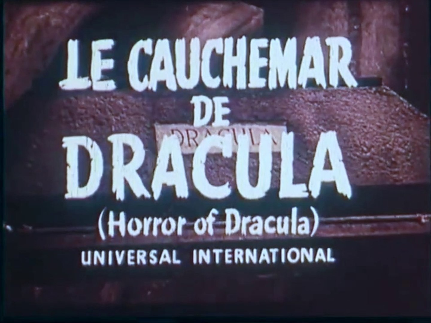 LE CAUCHEMAR DE DRACULA (1958) Bande Annonce française - Vidéo Dailymotion