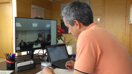 Encuentro entre Zuloaga y Uribes