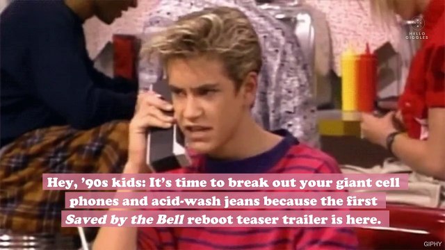 Jessie and Slater are back at Bayside in the first meta Saved By the Bell revival teaser