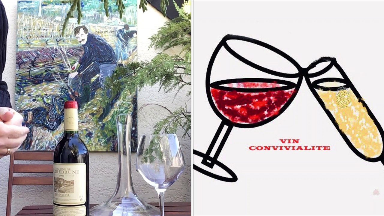 DECANTATION D'UN VIEUX VIN DE BANDOL TERREBRUNE  ROUGE 1992