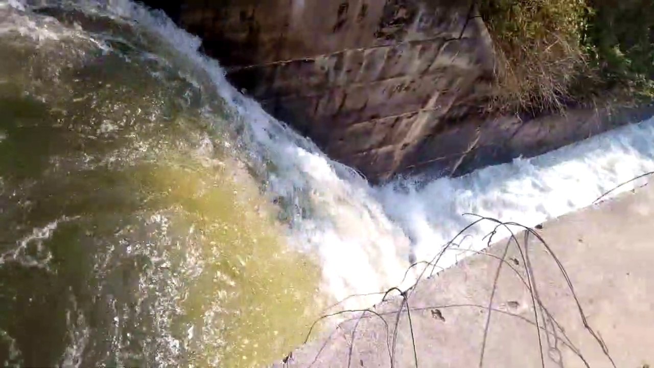 Scary waterfall ,_ 8 METER WATER FALL_ __ This flow with l_skull_ scary sound.__ Tourist Attractions. ( 720 X 1280 )