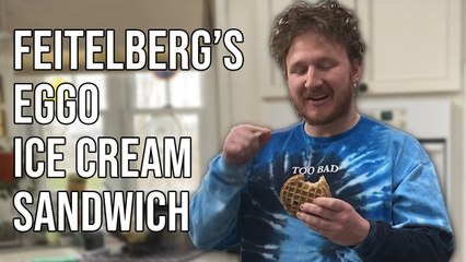 THIS Is How You Make An Eggo Sandwich (You Make It With Ice Cream)