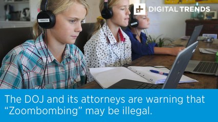 The DOJ and its attorneys are warning that “Zoombombing” may be illegal.