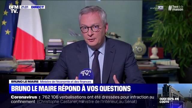 Relance: Bruno Le Maire annonce 110 milliards d'euros de soutien à notre économie
