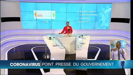 Le 13 Heures  de RTI 1 du 16 avril 2020 avec Juliette Weah