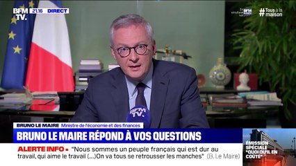 Bruno Le Maire veut rouvrir les restaurants "dans les meilleurs délais possibles"