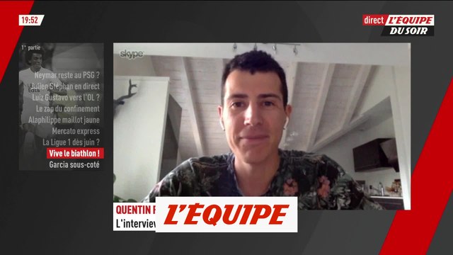 L'interview confinement de Quentin Fillon Maillet - Biathlon - EDS