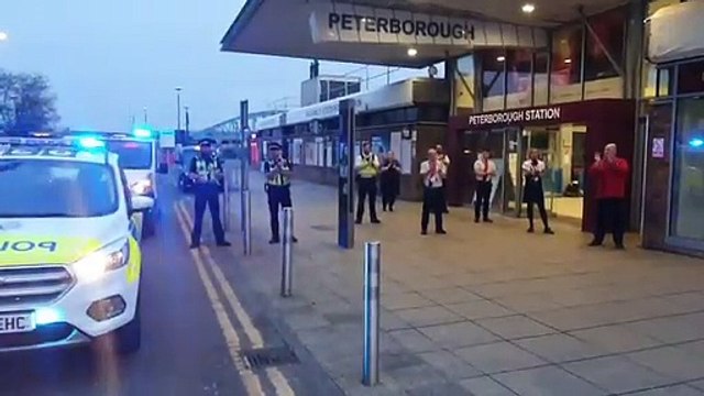 Transport police, taxi drivers and railway staff celebrate key workers