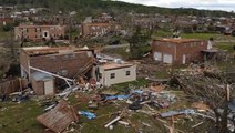 Sheriff releases aerial video of widespread tornado devastation