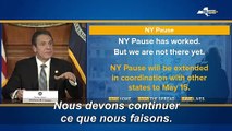 New York prolonge le confinement jusqu'au 15 mai, malgré un nombre de morts en nette baisse