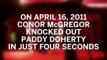 Conor McGregor Knocks Out Paddy Doherty In Four Seconds