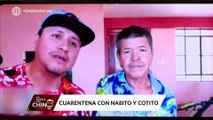 Los cómicos 'Cotito' y su hijo 'Nabito' pasan la cuarentena con buen humor