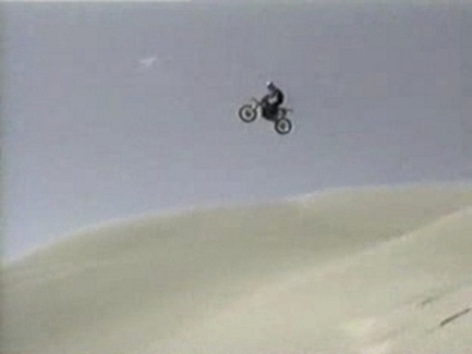 la chute en moto