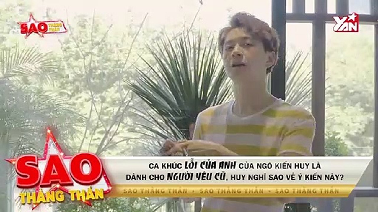 Sao Thẳng Thắn- Ngô Kiến Huy chia sẻ về nội dung MV 'Lỗi của anh'