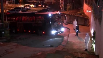 Ukrayna'dan getirilen 1'i bebek 180 Türk vatandaşı Rize'de karantinaya alındı