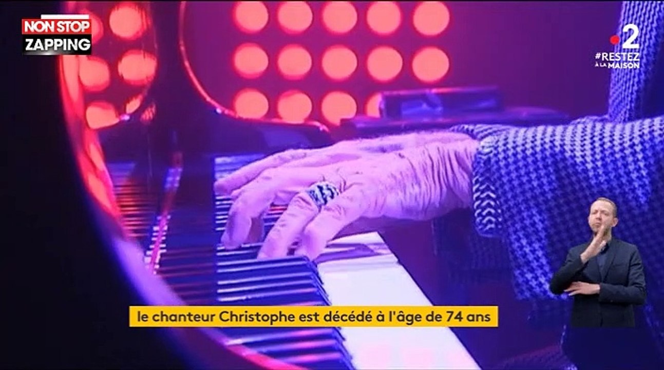 Mort du chanteur Christophe, les hommages se multiplient (vidéo)