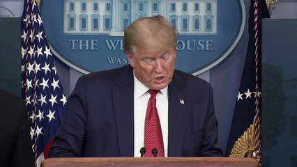 Trump presenta un plan para "reabrir" poco a poco Estados Unidos