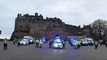 Police clap for carers at Edinburgh Castle