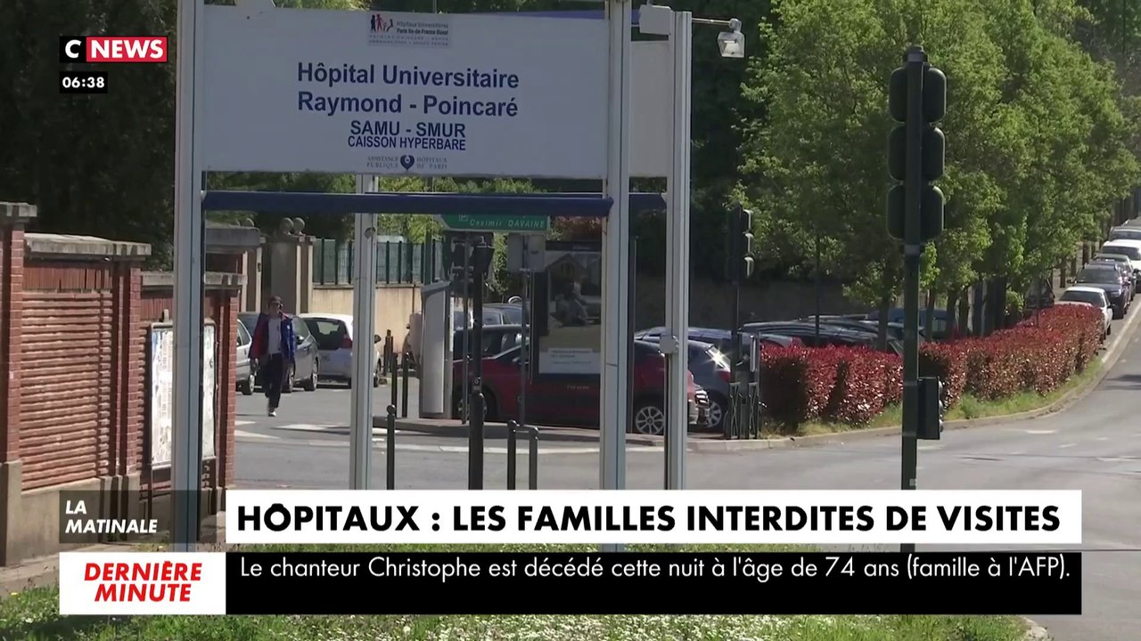 Coronavirus : les visites interdites pour les familles dans les hôpitaux
