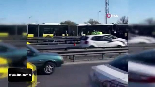 Avcılar'daki Metrobüs kazasından korkunç görüntü ortaya çıktı