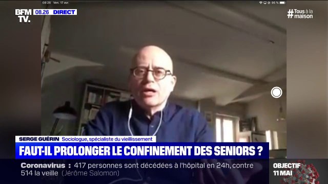 Confinement des seniors: le sociologie Serge Guérin estime qu' on invente l'apartheid générationnel