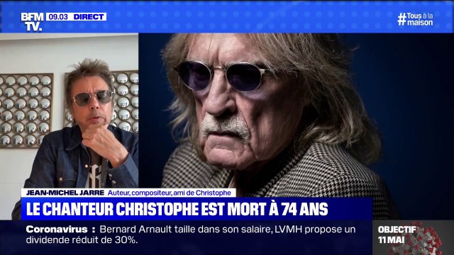 Mort de Christophe: Jean-Michel Jarre rend hommage à un chineur de la vie et un couturier du son