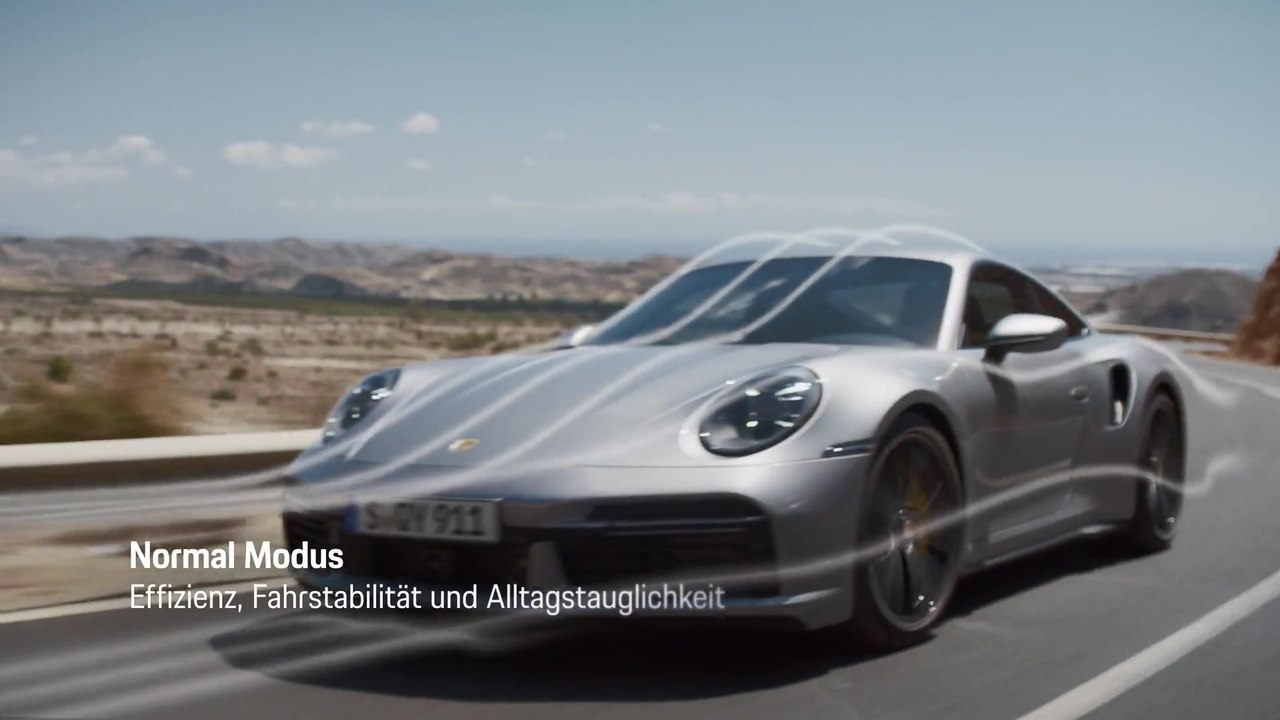 Porsche 911 Turbo S - Porsche Active Aerodynamics (PAA)