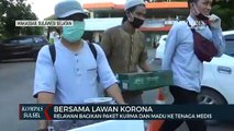 Relawan Bagikan Ratusan Paket Madu Dan Kurma Ke Tenaga Medis