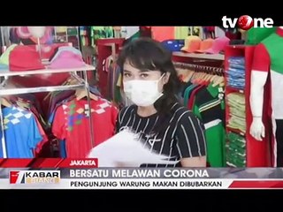Masih Buka Saat PSBB, Petugas Tutup Paksa Toko Olahraga