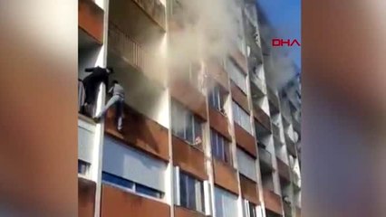 Fransa'da 7 katlı binada yangın: 2 ölü, 10 yaralı