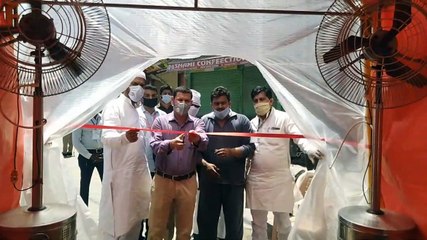 कैराना: एसडीएम और चेयरमैन ने किया फुल बॉडी सैनिटाइजर टनल का शुभारंभ