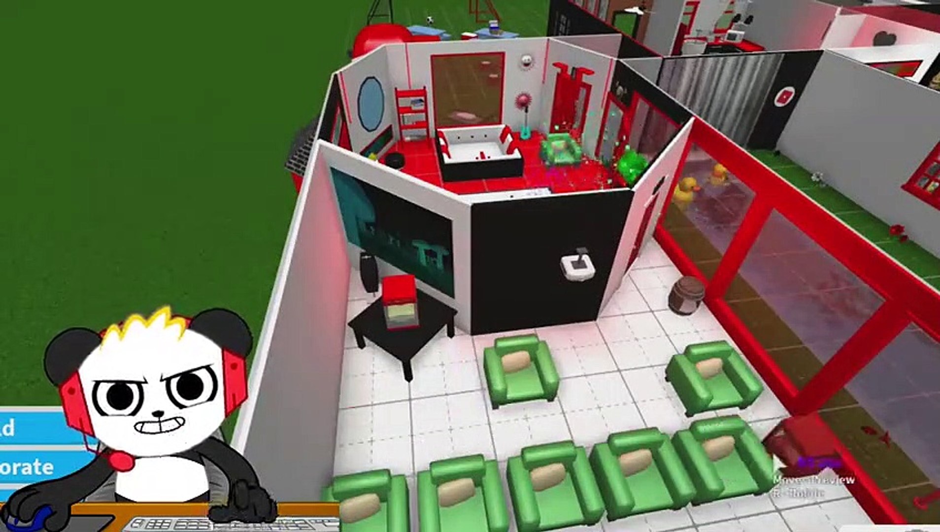 New House Tour In Roblox Welcome To Bloxburg Let S Play With Combo Panda And Big Gil Video Dailymotion - ryan s daddy escaping the aquarium obby in roblox let s play