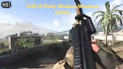 Evolution of H&K MG4 in Call of Duty