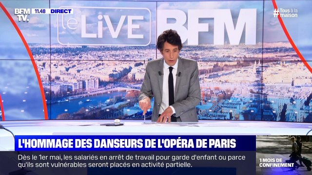 L'hommage des danseurs de l'Opéra de Paris - 17/04