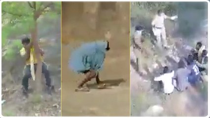 பறந்து வந்த ட்ரோன்.. லுங்கி அவிழ்ந்தது தெரியாமல் ஓடும் இளைஞர்கள்